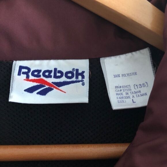 Vintage 70’s Reebok Purple cinched waist windbreaker Large - Picture 8 of 8